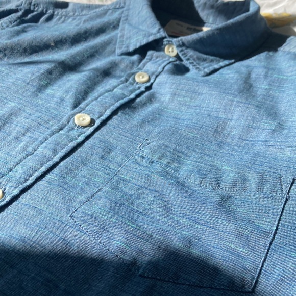 Urban Pipeline Blue Button Up Short Sleeve (L) - Picture 7 of 9